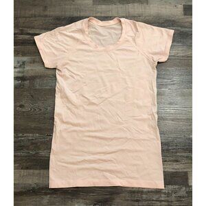 Lululemon Swiftly Tech Short-Sleeve Shirt 2.0 Womens Size 8 Pink